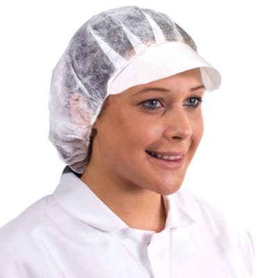 STI Disposable Peaked Bouffant Snood Cap Pack of 50