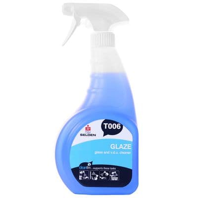 T006 Selden Glaze glass & v.d.u Cleaner 750ml