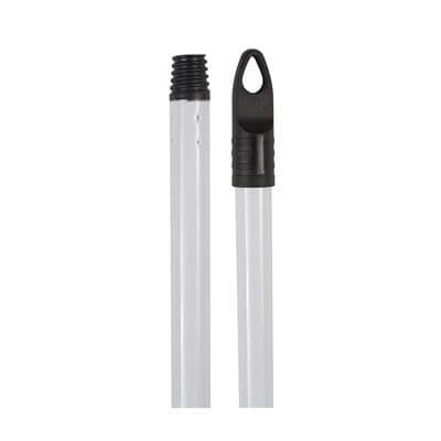 WH12WH RSS Standard White Plastic BROOM Handle