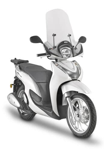 GIVI 1193A HONDA SH MODE 125 WINDSCREEN (21 > 25) Clear screen with A1193A fittings