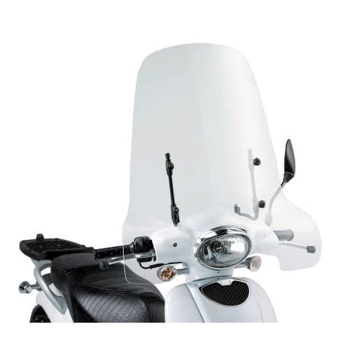 GIVI 153A APRILIA SCARABEO 50 STREET WINDSCREEN (09 > 13) Windshield screen with A6704A fittings