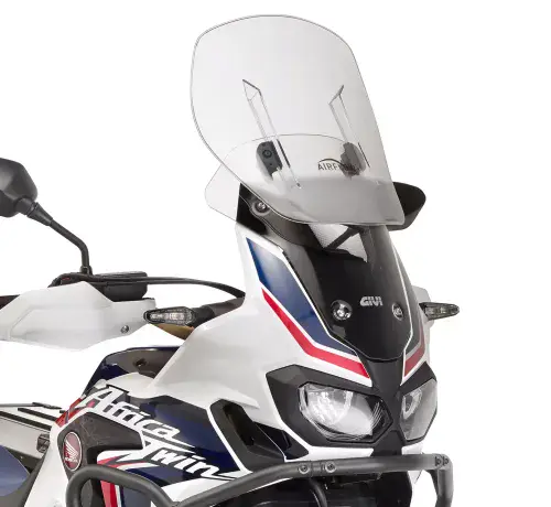 GIVI AF1144 HONDA CRF 1000 L AFRICA TWIN WINDSCREEN (16 > 17) AIRFLOW Sliding  Screen Clear