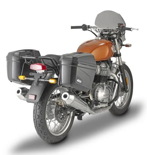 GIVI E22N PANNIERS ROYAL ENFIELD INTERCEPTOR 650 (19 > 24) GIVI PL9051 RACK included