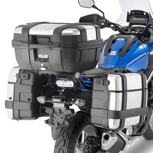 GIVI SIDE CASES and TOP CASE with specific fittings (3 x Case Set Up)