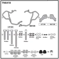 GIVI TN6418 ENGINE GUARDS TRIUMPH TIGER 900 RALLY (20 >23)