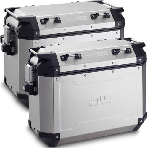 GIVI TREKKER OUTBACK PANNIERS CROSSTOURER 1200 (12 > 19) GIVI PLR1110CAM RAPID RELEASE RACK included