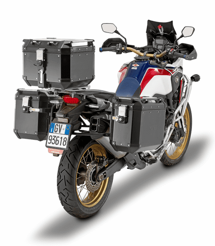 GIVI TREKKER OUTBACK PANNIERS KTM 1290 Super Adventure R (21 > 24) GIVI PLO7713CAM + SRA7713 RACK