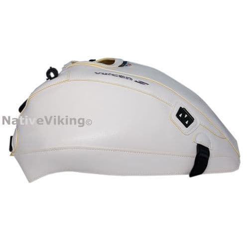 Kawasaki Vulcan S 650 2015 - 2023 Bagster Tank Cover 1697C (15 > 25) White MOTORCYCLE PROTECTOR