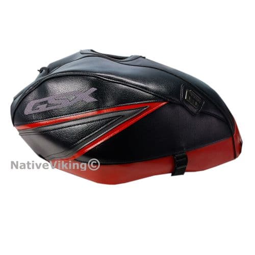 Suzuki GSX 1400 2004 Bagster Tank Cover 1435I (01 > 08) Black / Red / Steel Grey