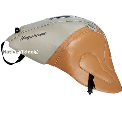 Suzuki Hayabusa GSX 1300 R 1999 Bagster Tank Cover 1379C (99 > 07) Beige Grey/Hazelnut Brown