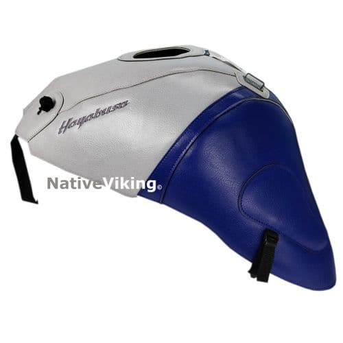 Suzuki Hayabusa GSX 1300 R 2001 Bagster Tank Cover 1379D (99 > 07) Light Grey/Blue