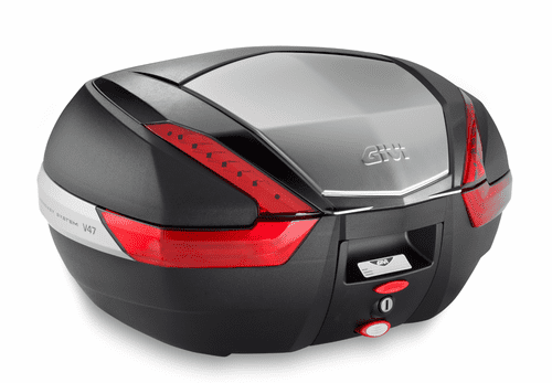 TRIUMPH SPEED TWIN 1200 (25 > 26) Top Box Set 49 L GIVI V47N TOP BOX + GIVI SR6427 RACK and PLATE