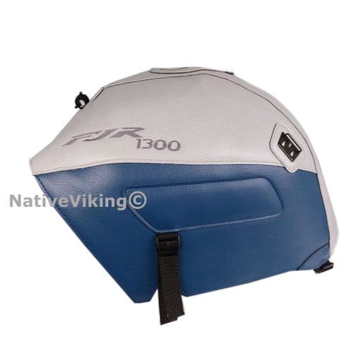 Yamaha FJR 1300 2005 Bagster Tank Cover 1420I (01 > 05) Light Grey / Dolphin Blue
