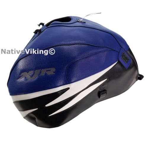 Yamaha XJR 1300 2002 Bagster Tank Cover 1447C (02 > 14) Baltic Blue / Black / White