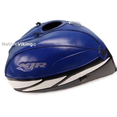 Yamaha XJR 1300 2003 Bagster Tank Cover 1447E (02 > 14) Baltic Blue / Black / White
