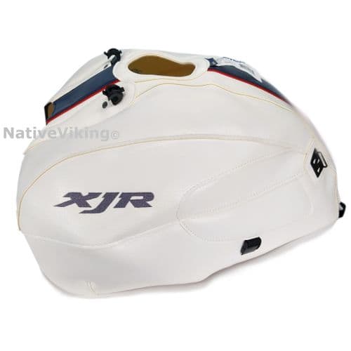 Yamaha XJR 1300 2008 Bagster Tank Cover 1447L (02 > 14) White / Dark Blue