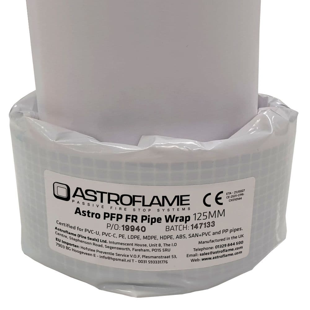 PFP FR Pipe Wrap 125mm | Shop at Passive Fire Protection