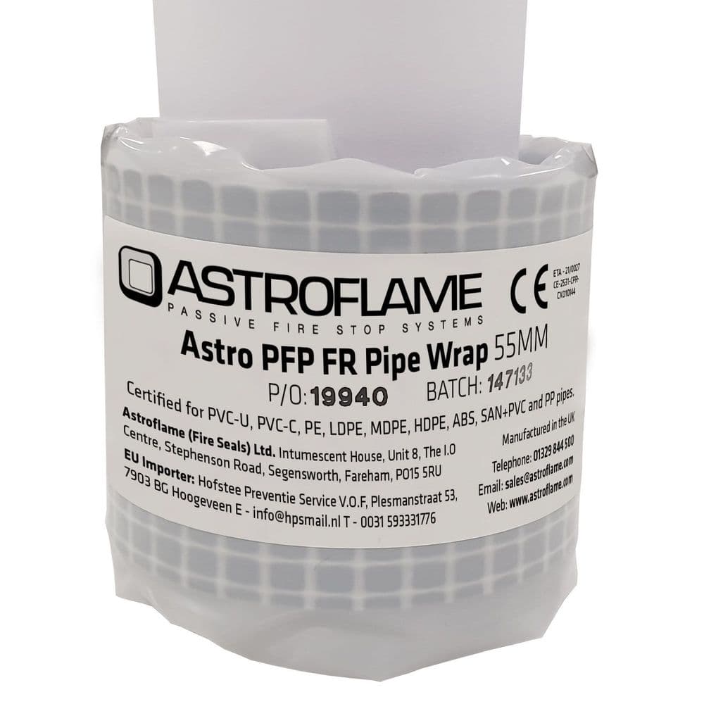 PFP FR Pipe Wrap 55mm | Shop at Passive Fire Protection