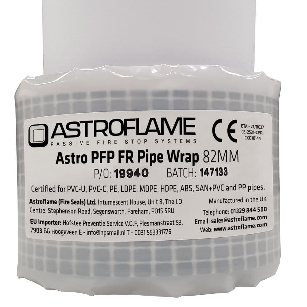 PFP FR Pipe Wrap 82mm| Shop at Passive Fire Protection