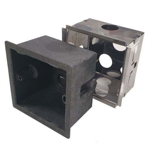 Blazetrap® ROBS 1 - 15/30mm Single Gang Fire Rated Back Box