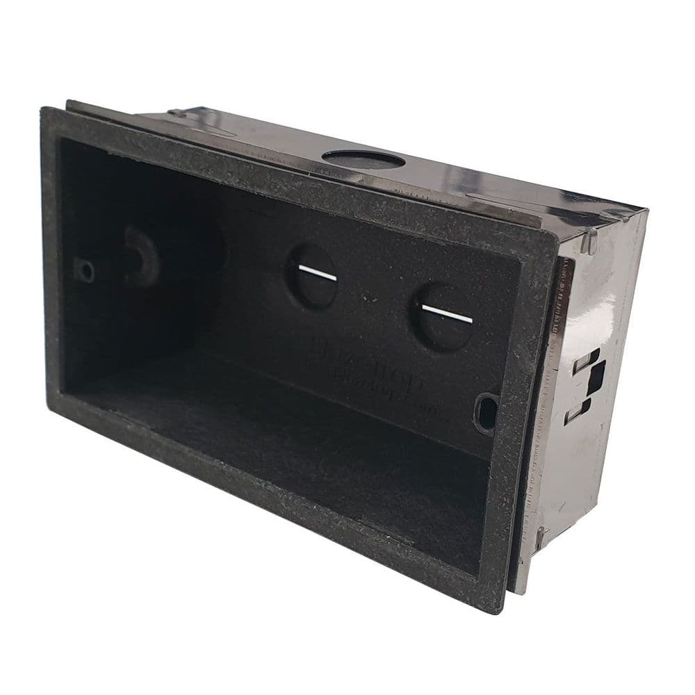 Blazetrap® Double Rapid Outlet Box System (ROBS 2) | 12.5 - 15mm fixing tabs