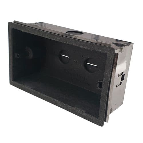 Blazetrap® ROBS 2 - 12.5/25mm Double Gang Fire Rated Back Box