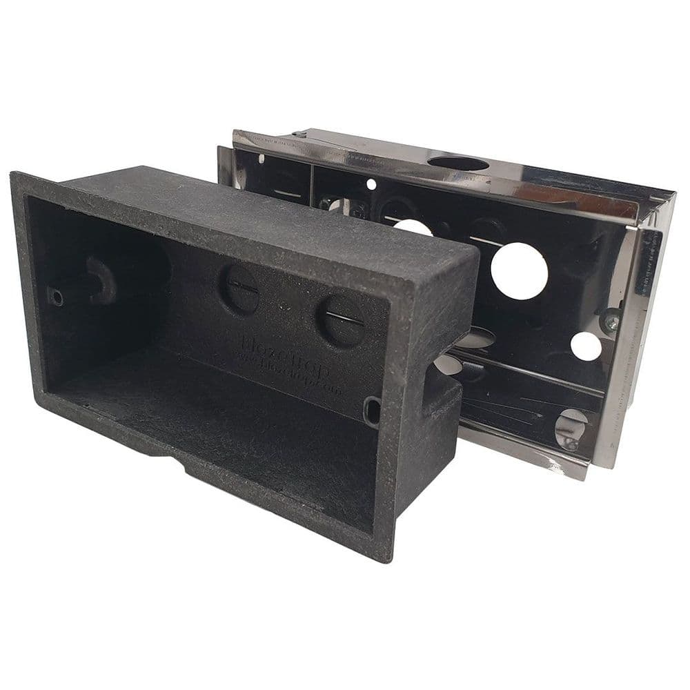 Blazetrap® Double Rapid Outlet Box System (ROBS 2) | 15 - 30mm fixing tabs