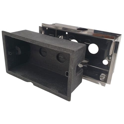 Blazetrap® ROBS 2 - 15/30mm Double Gang Fire Rated Back Box
