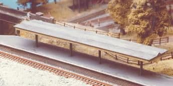 225 Flat Roof Platform Canopy With Valencing