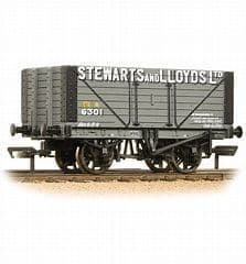 37-157A 8 Plank Wagon Fixed End 'Stewart & Lloyds Ltd' Grey