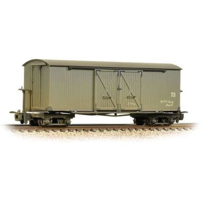 393-026A Bogie Covered Goods Wagon Nocton Estates L. R. Grey [W] Grey