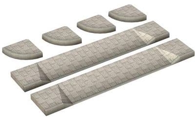 44-564 Corner Pavements and Drop Kerbs 120mm x 20mm x 4mm