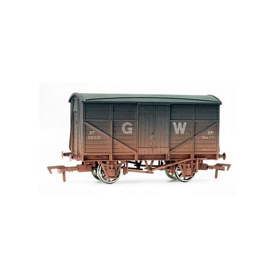 4F-015-002 Fruit Mex Wagon GWR 38231 Weathered