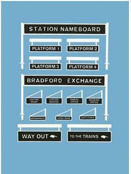 5049 Platform Signage