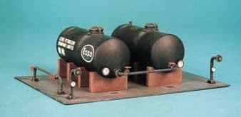 Ratio 530 Oil Tanks X 2. Includes Pipework – OO Gauge – AGR Model