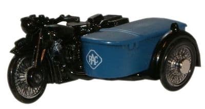 76BSA002 BSA Motorcycle and Sidecar RAC