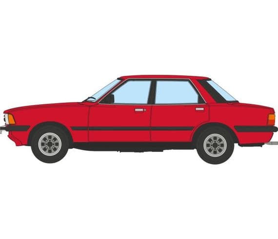 76FC5001 Ford Cortina Mk5 Cardinal Red
