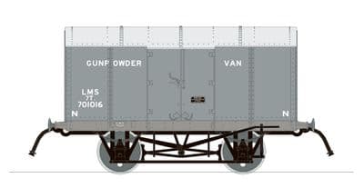 902006 Gunpowder Van RCH LMS Grey Late 701016