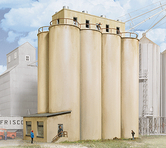933-2942 Modern Grain Head House w/Silos