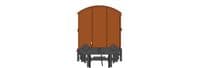 Bargain 38-125Y Bachmann Exclusive RTC Trib Train Van ZXR RDB 999900 Bauxite Was £27.50