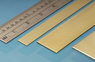 BS5M Albion Alloys - 12mm x 0.6mm Brass Strip