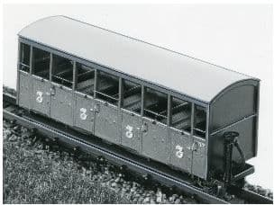 DM22 Festiniog Semi Open Bogie Coach Kit