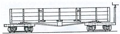DM30 WW-1 War Dept. Mod.E Dropdoor Bogie Wagon Kit