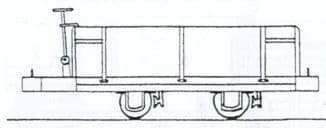 DM31 Festiniog 4 Wheel Hudson Steel Body Open