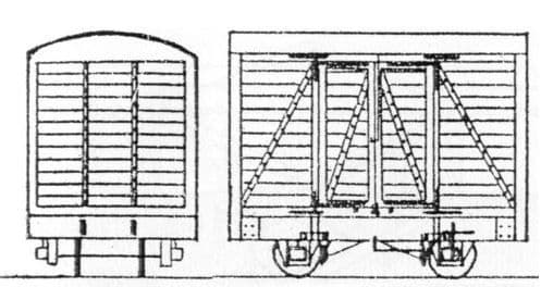 DM35 Glyn Valley 4 Wheel Goods Van Kit