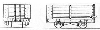 DM36 4 Wheel End Door Open Wagon Kit