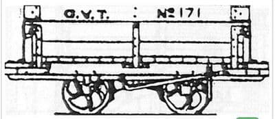 DM39 Glyn Valley Tramway 4t Mineral Wagon Kit