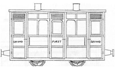 DM44 Festiniog 4 Wheel 1/2 Cl.Coach