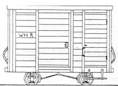 DM50 Welsh Highland Railway 4 Wh Goods Brake Van Kit