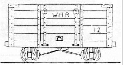 DM51 Welsh Highland Railway 4 Wh 4t Mineral Wagon